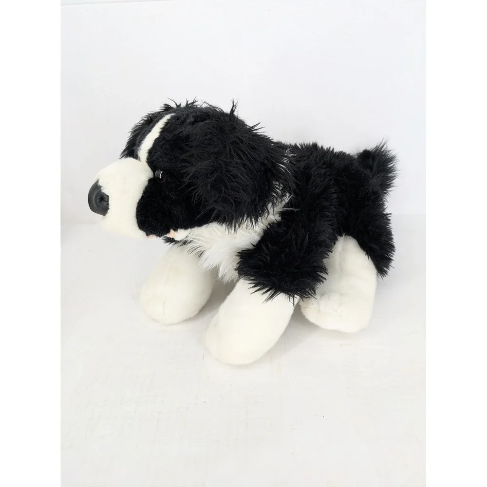 Build-A-Bear Plush Dog Puppy Lot Beagle Border Collie Realistic Black Brown BAB